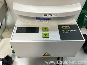 Buchi R-100 Rotary Evaporator with B-100 Heating Bath and V-300 Vacuum Pump