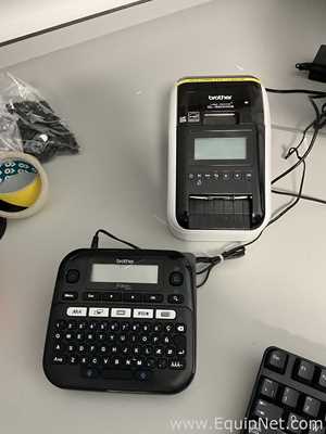 Lot of 2 Off Brother Adhesive Label Printers