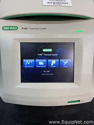 PCR e Termociclador Bio-Rad T100