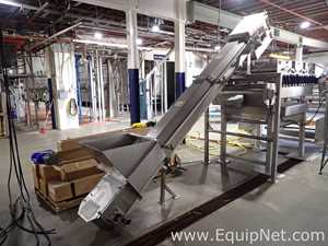 Stainless Steel Inclined Conveyor with Hopper 13-13.1