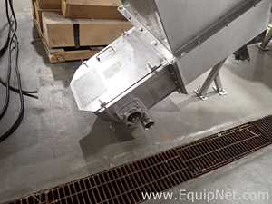 Stainless Steel Inclined Conveyor with Hopper 13-13.1