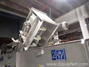 Stainless Steel Inclined Conveyor with Hopper 13-13.1