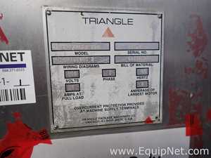 Máquina Vertical Formadora, Envasadora e Seladora Triangle Packaging Machinery Co. B2PF/A612F2RN