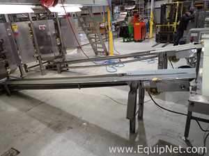 Lot of 2 188X12 Inclined Belt Conveyors  30-22,23