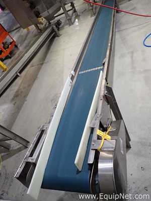Lot of 2 188X12 Inclined Belt Conveyors  30-22,23