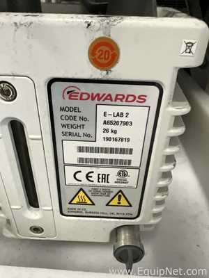 Gallenkamp OVA031.XX1.5 Laboratory Vacuum Oven with Edwards ELab2 Vacuum Pump