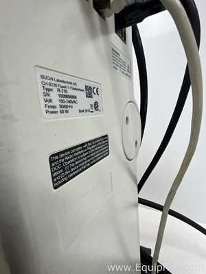 Buchi R-210 Evaporator with B-491 Heating Bath, V-700 Vacuum Pump and F-305 Recirculating Chiller