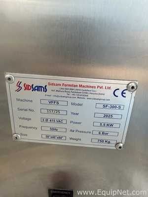 Sidsam Nicotine Packaging Line with Four VFFS Machines and Full Automation
