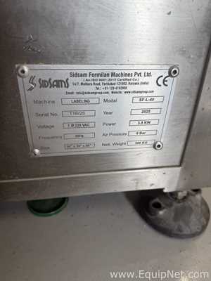 Sidsam Nicotine Packaging Line with Four VFFS Machines and Full Automation