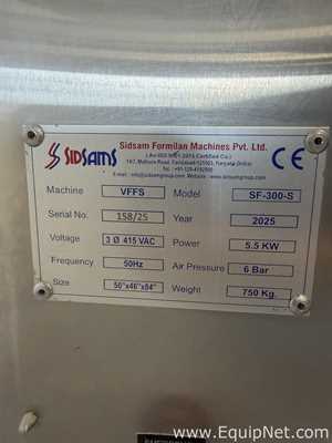 Sidsam Nicotine Packaging Line with Four VFFS Machines and Full Automation
