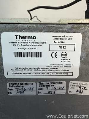 Thermo Scientific NanoDrop 2000 UV-Vis Spectrophotometer