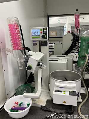 Buchi Labortechnik AG R-100 Evaporator With B-100 Heating Bath V-300 Vacuum Pump and V-850 Interface