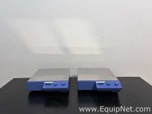 Lot of 2 IKA MIDI MR 1 D S001 Magnetic Stirrers