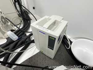 Buchi R-210 Evaporator with B-491 Heating Bath, V-700 Vacuum Pump and F-305 Recirculating Chiller