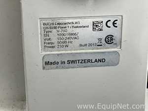 Buchi R-210 Evaporator with B-491 Heating Bath, V-700 Vacuum Pump and F-305 Recirculating Chiller