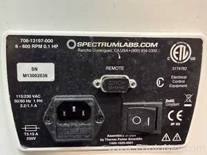 Lot Of 2 Spectrum Labs 708-13197-000 KrosFlo Research I Peristaltic Pumps