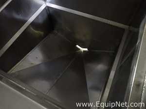 Group of 5 Stainless Steel Square Bins 09-13