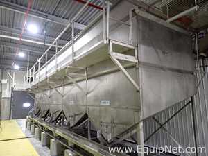 Group of 5 Stainless Steel Square Bins 09-13