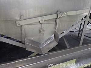 Group of 5 Stainless Steel Square Bins 09-13