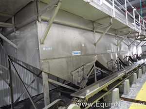 Group of 5 Stainless Steel Square Bins 09-13