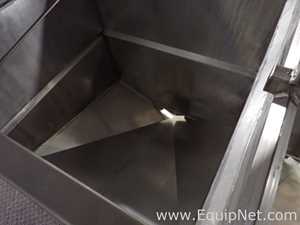 Group of 5 Stainless Steel Square Bins 09-13
