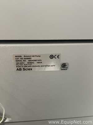 AB Sciex Qtrap 6500 Mass Spectrometer With Exion LC HPLC System