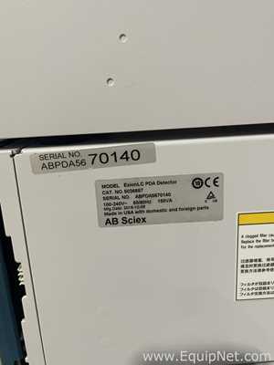 AB Sciex Qtrap 6500 Mass Spectrometer With Exion LC HPLC System