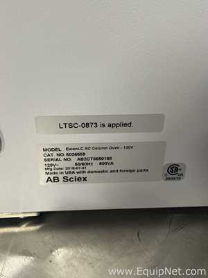 AB Sciex Qtrap 6500 Mass Spectrometer With Exion LC HPLC System