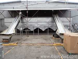 Group of 2 Stainless Steel Rectangular Bins 09-03