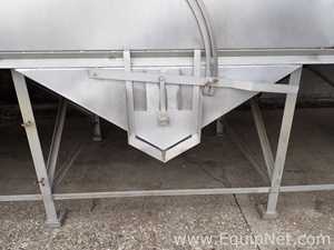 Group of 2 Stainless Steel Rectangular Bins 09-03