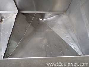 Group of 2 Stainless Steel Rectangular Bins 09-03