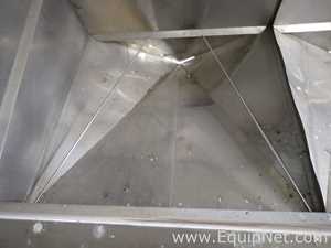 Group of 2 Stainless Steel Rectangular Bins 09-03