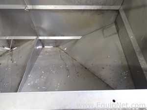 Group of 2 Stainless Steel Rectangular Bins 09-03