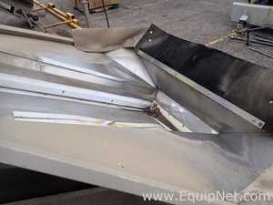 Lot of 2 Stainless Steel Elevator Conveyors 09-01,02