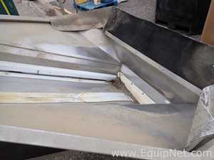 Lot of 2 Stainless Steel Elevator Conveyors 09-01,02