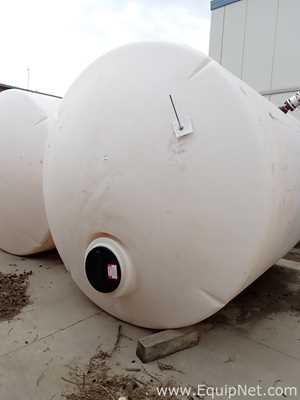 Lot of 2 Polyethylene Approx 6000 Gallon Tanks