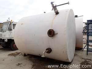 Lot of 2 Polyethylene Approx 6000 Gallon Tanks