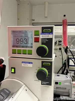 Buchi Labortechnik AG R-210 Evaporator With B-491 Heating Bath V-700 Vacuum Pump and V-850 Interface