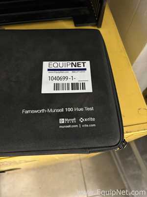 Equipos Diversos de Laboratorio Farnsworth-Munsell 100 Hue Test