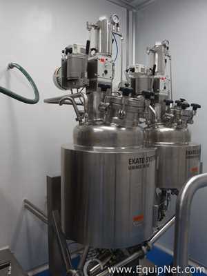 Ekato Unimix SRC50 Vaccum Emulsifying and Homogenizing System with W50/W25 Auxiliary Vessels