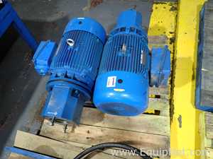 Lot of 4 50-HP VP Electric Motors with Wilden Diaphragm Pump