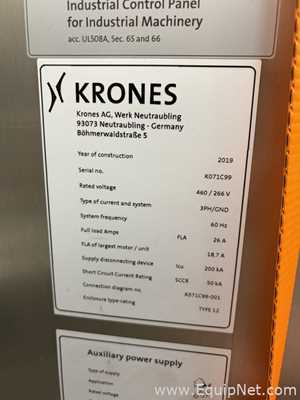 Rotuladora Krones Topmatic