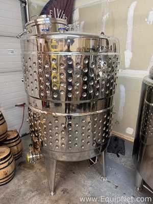 Unused Olympic Distillers 800L Jacketed Cylindrical Fermentation Vessel