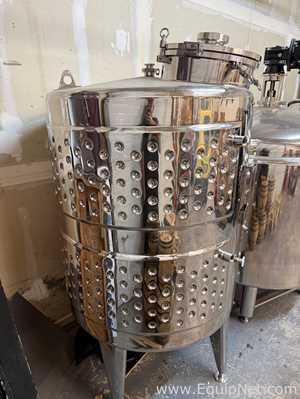 Unused Olympic Distillers 800L Jacketed Cylindrical Fermentation Vessel