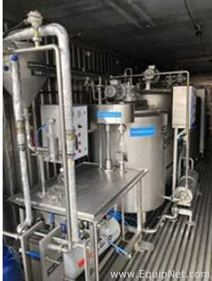 Pasteurizador Milk Factory USA Requisitos de aire 500 L. Sin usar