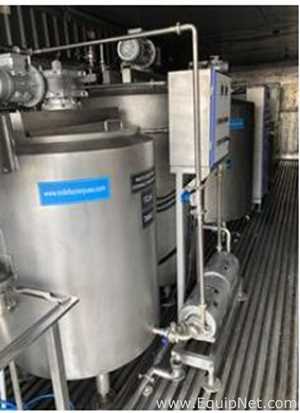 Pasteurizador Milk Factory USA Requisitos de aire 500 L. Sin usar