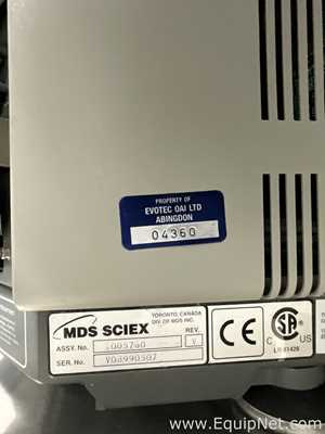 AB Sciex API 4000 LC/MS Mass Spectrometer With Agilent Infinity 1290 HPLC System