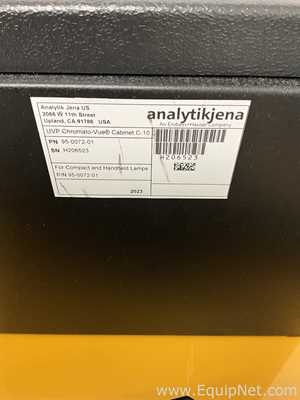 Analytic Jena UVP UVGL-58 Handheld UV Lamp With Chromato Vue Cabinet