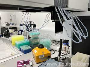 Perkin Elmer JANUS 8 Tip Liquid Handler Automated Work Station With Platestak and Gripper Platform