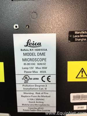 Leica DME Binocular Microscope